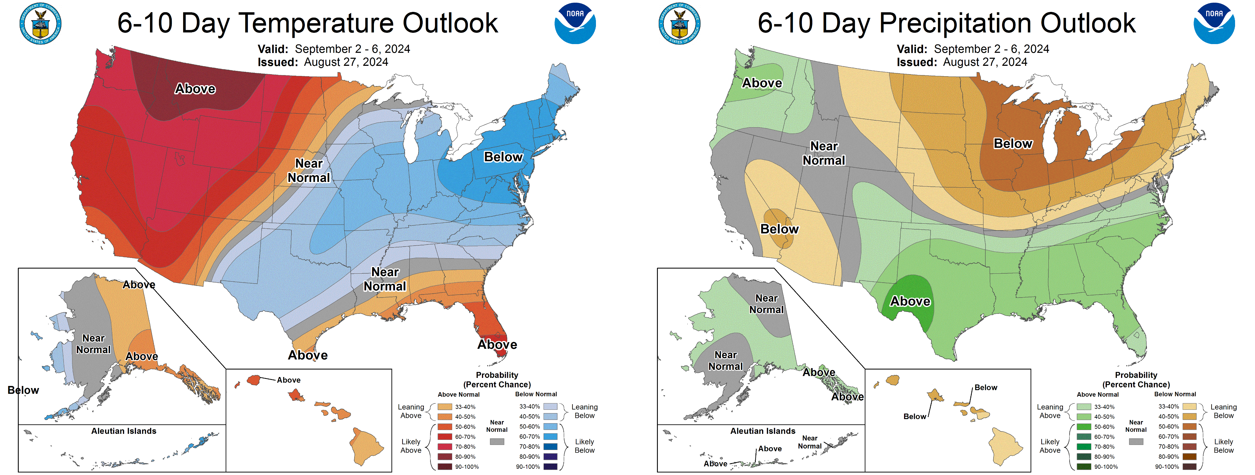 6-10 day temp and precip outlook maps 